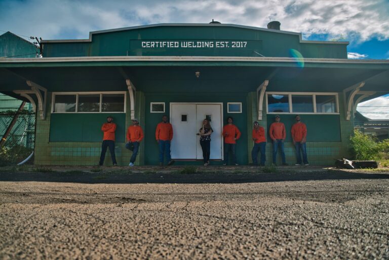 Certified Welding L.L.C. team photo on Maui